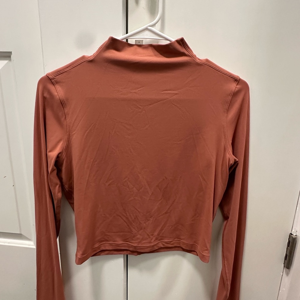 Lululemon All Aligned Mock Neck Long Sleeve Crop